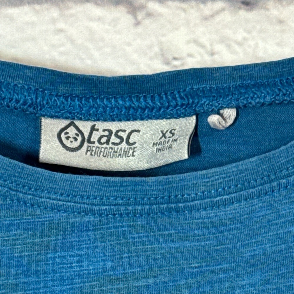 Tasc Teal Sleeveless Women's Top, XS - Picture 3 of 6